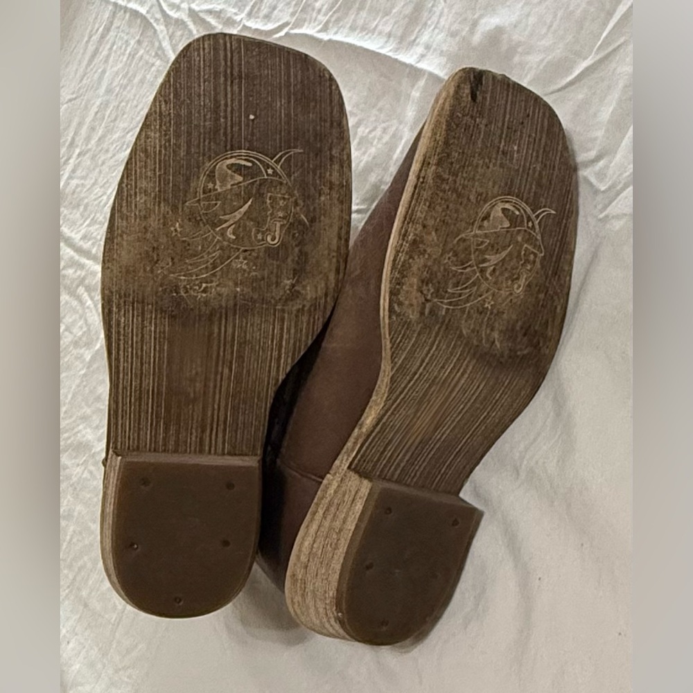 Justin Gypsy Kids Cowboy Boots – Brown Western Leather – Size 5B - Picture 7 of 8